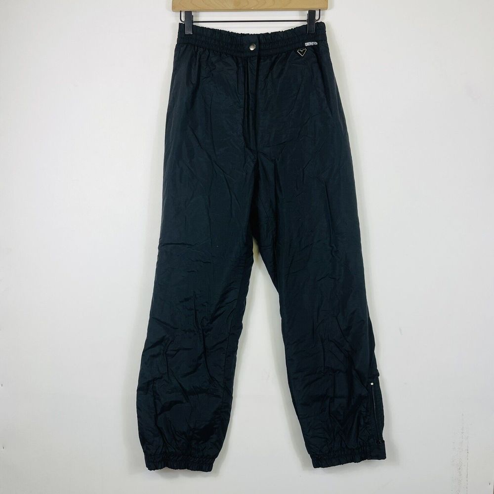 Obermeyer‎ Vintage Snow Pants Womens 8 January Model Black Puffer Ankle Zip Ski